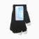 Female gloves, black color, size 18