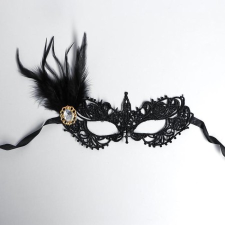 Carnival mask "Stranger", with a pen, openwork