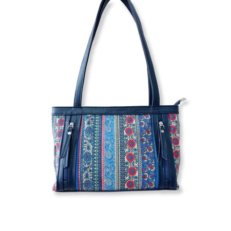 Female Bag Linzo Boho-blue-1