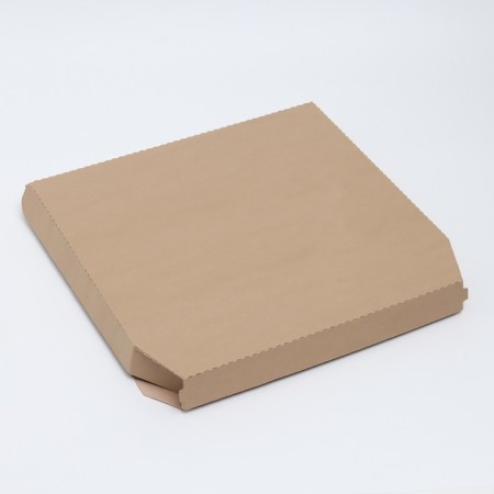Pizza box, brown, 42 x 42 x 4 cm fast-1