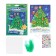 New Year's set for creativity. Application with feathers and rhinestones “New Year. Christmas tree ", 14.8 x 21 cm