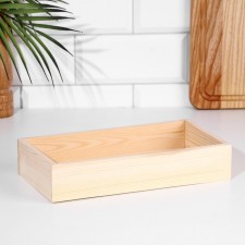 Wooden napkin, 25 × 13 × 5 cm