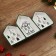Menzhitsa ceramic "Winter Forest", 26.5x15x3.5 cm, white color