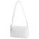 Female bag, artificial leather, white 17x12x20 cm