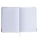 Leduced Diary A5, 160 sheets, Devente.elizabeth, solid cover of artificial leather with foam rubber, color cut, a, clock 70 g/m2, gray
