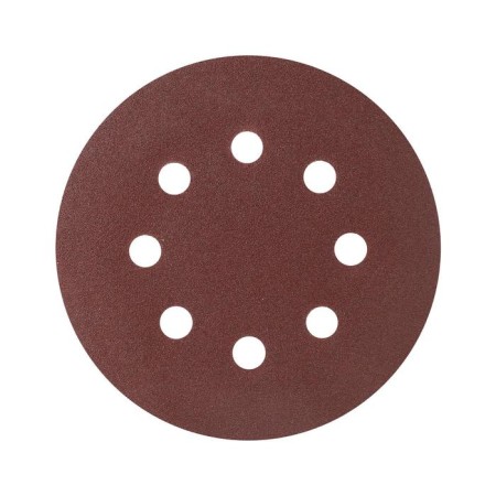 The grinding circle Patriot on Velcro, 125 mm, P120, 8 holes, 5 pcs.