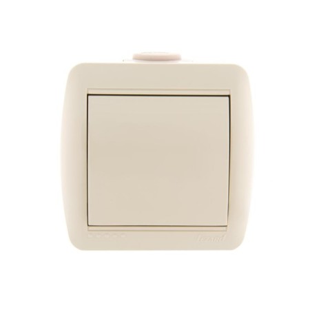 Switch Lezard 710-0300-100 NATA, OP, 10A, 1 key, cream color