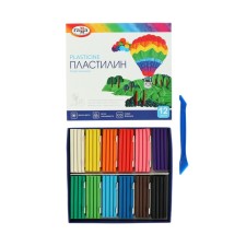 Plasticine 12 colors 240 g, 