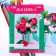 Cross -stitching "composition from peonies", set for creativity, 30 x 20 cm