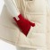 Women's gloves MIST with fingers, rr 25cm, burgundy