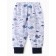 Children's pants "whales", white/blue color, height 62 cm