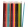 Pencils of watercolor 18 colors BrunovisConti Aquarelle, three -sided