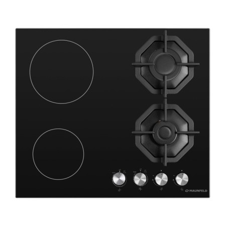 Hlect surface Maunfeld EEHG.642VC.2CB/KG, combined, 4 burners, black-3