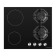 Hlect surface Maunfeld EEHG.642VC.2CB/KG, combined, 4 burners, black