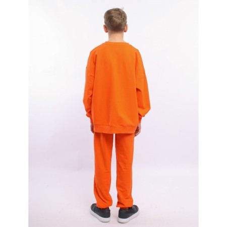 Pants for a boy, height 116 cm, orange color-2
