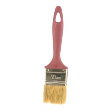 Brush flat bison 4-01011-050, natural bristles, plastic pen, 50mm