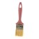 Brush flat bison 4-01011-050, natural bristles, plastic pen, 50mm