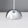 Traffic lamp with lampshade Risalux "Cooper" Modern, E27, 3 W, Chrome, 25 × 25 × 53 cm