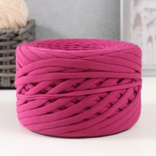 Knitted yarn, width 7-9 mm, 100m/295 gr ± 10% (06 - lingonberry)