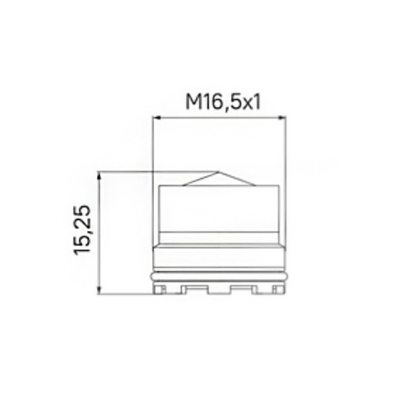 IDDIS 996P16A3SM, external thread, D = 16 mm, ABS plastic-8