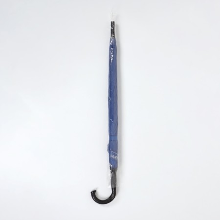 Umbrella - semi -automatic cane "plain", 8 spokes, r = 61 cm, blue color-3
