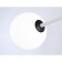 Suspended Ambrella Light, Modern, TR2505, 4XG9, white, black color