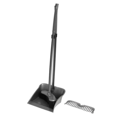 Comfort cleaning set, 3 objects: scoop, brush, crest, color mix-4