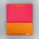 Two-color gift package, packaging, “pink-orange”, ml 23 x 27 x 11.5 cm