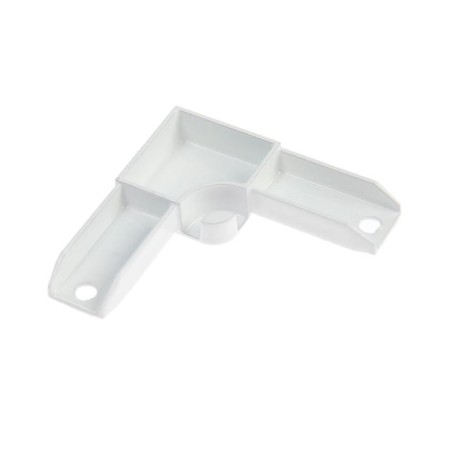 Connecting, metal, white corner-2