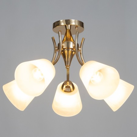 Ceiling Ceiling Ellie 5x40W E27 Gold 52x52x30 cm-1