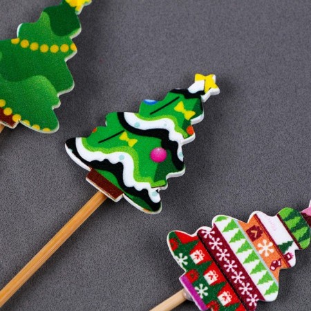 Skewers "Christmas trees", in a set of 6 pcs.-2