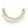 Cappio staple pen is a semicircle, aluminum, m/o 96 mm, color Sat. gold