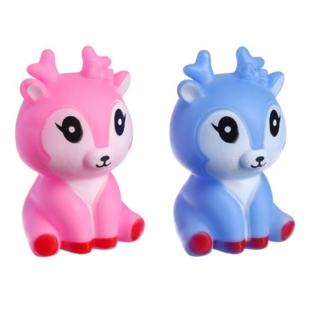 A set of rubber toys for the bathtub "deer", 2 pcs, color mix, crush me-16