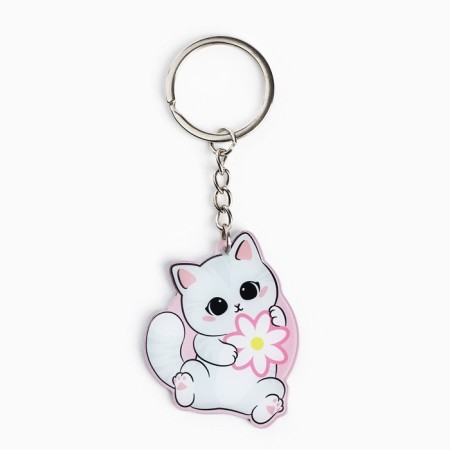 Key keychain mirror “You look cunning”, 9 x 4.1 cm-1