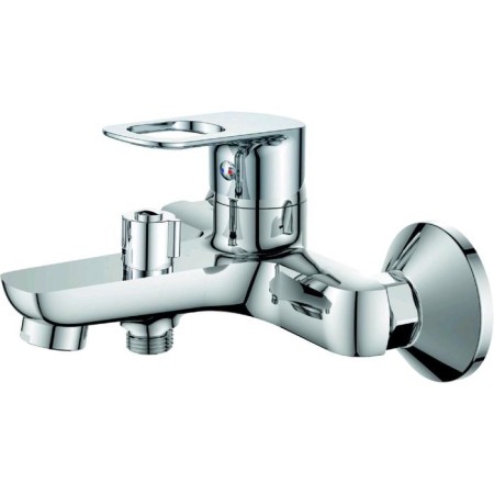 Bath mixer Rush Edge Ed7735-44, single-leaf, short surge, chrome
