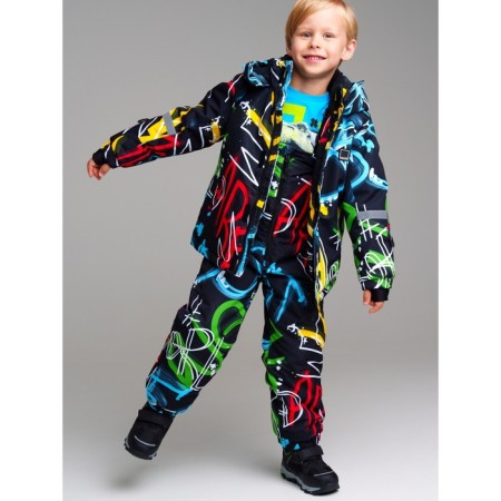 Winter kit for the boy PlayTode: jacket and semi -combineson, height 116 cm-2