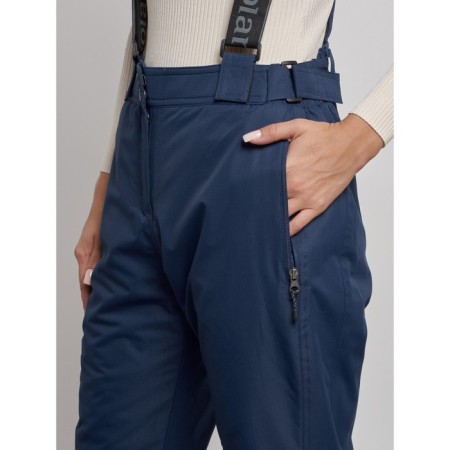 Semi-combinezone ski insulated female winter, size 48, dark blue color-8