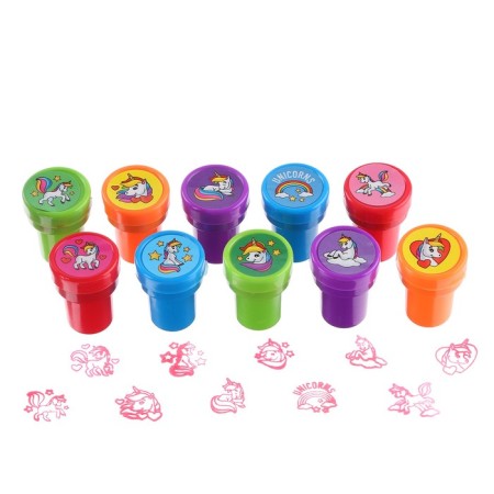 Printing color "lovely unicorns" set of 10 pcs.-1