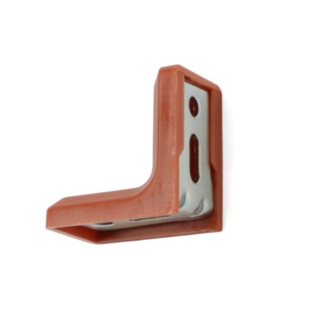 Furniture corner of the tundra, with a decorative pad, 26x26 mm, brown-2