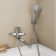 MILARDO DEMI DEMSB00M10 bath mixer, pour 350 mm, chrome