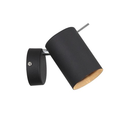 STAST ST LUCE. SL597.401.01. 1x3 W, GU10 LED, 3000K, 8x15.5 cm, black color, chrome-5