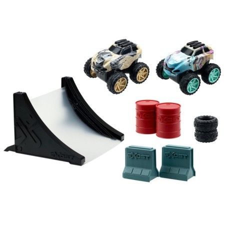 Set of game jump "SUVs", with a ramp and accessories-1