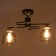 Hayam chandelier 2HE27 40W Black 55x30x25 cm Bayerlux