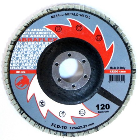 Circle of the end-end ABRAFLEX FLD-10, P120, 125 x 22.2 mm