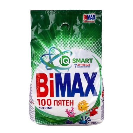 BIMAX washing powder "100 spots", automatic, 2.4 kg