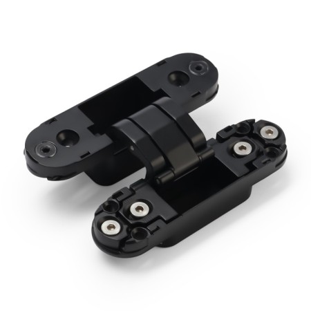 Loop of hidden Lockland installation, 30x110 mm, with 3D regulation, black color is black-6