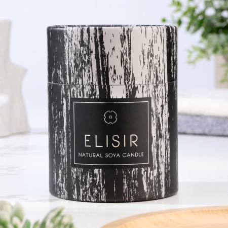 Aromatic candle "Elisir", 9x10.5 cm, orchid, silver-2