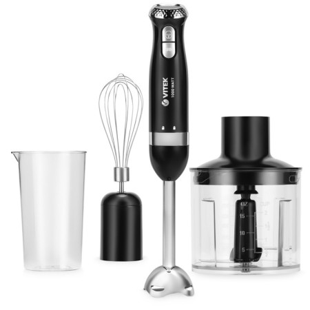 Vitek VT-3405, submersible blender, 1000 watts, 0.5/0.7 l, 2 speeds, black