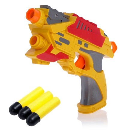 Pistol "Warrior", shoots with soft bullets, MIX color-8