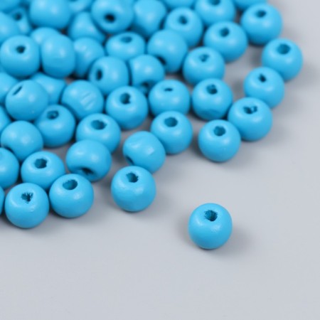 Beads for creativity, "turquoise-blue" D-0.8 cm, set of 20 g